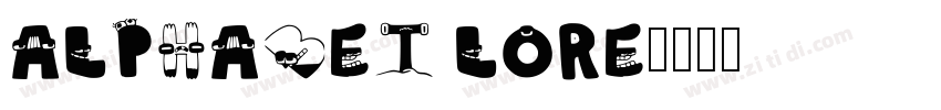alphabet lore字体转换